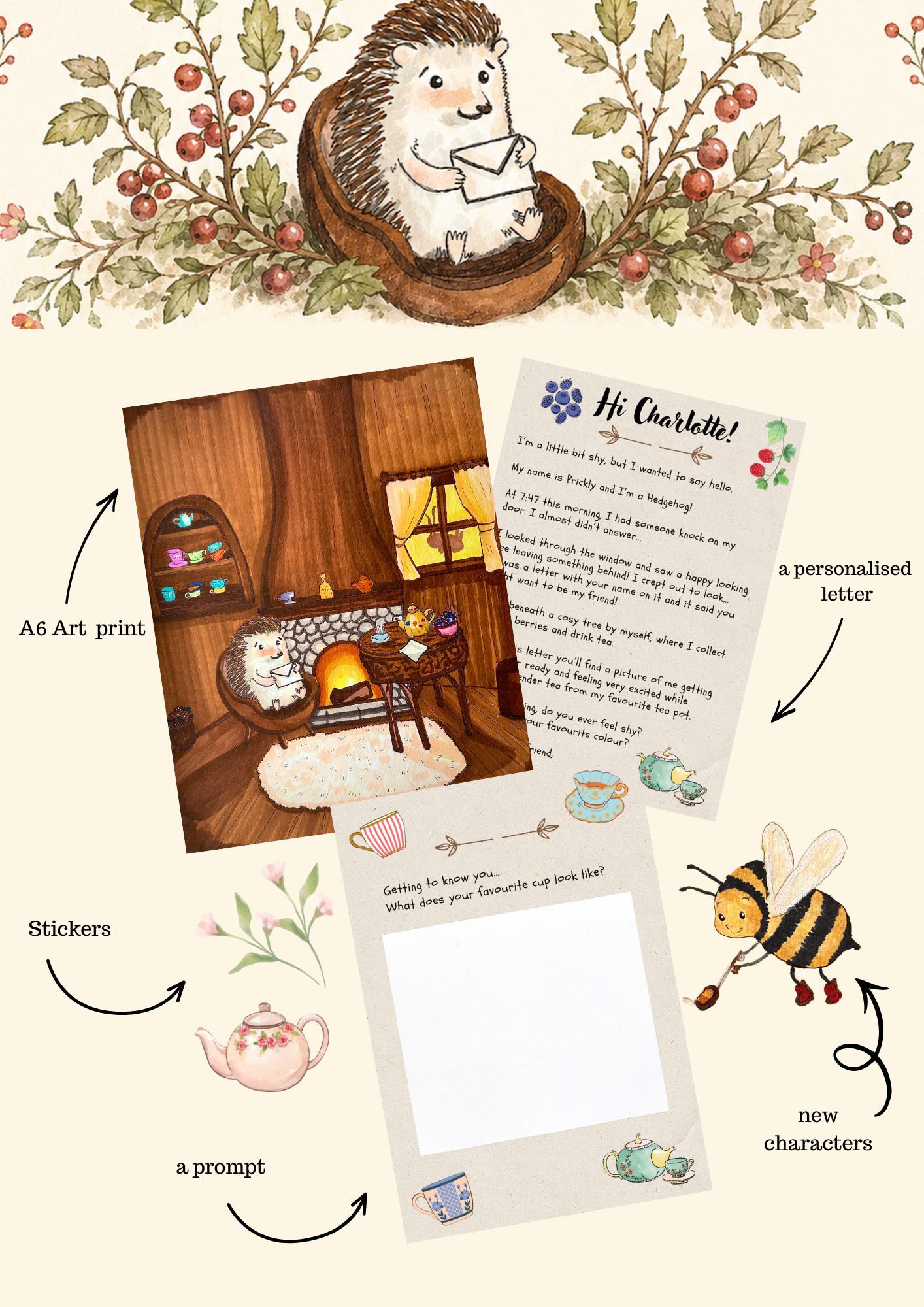 Dear Little Thing  snail mail subscription